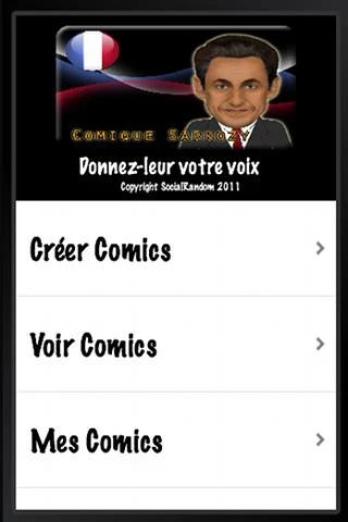 comic Sarkozy Captura de tela 1