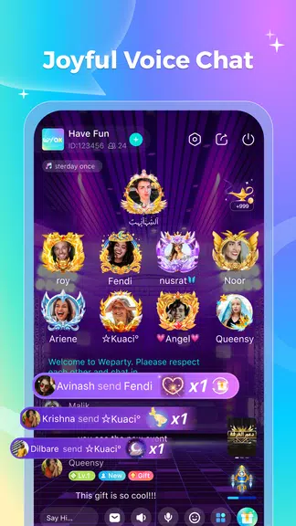 Wyak-Voice Chat&Meet Friends स्क्रीनशॉट 1