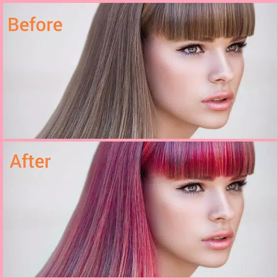Hair Color Changer - Hair Dye應用截圖第1張