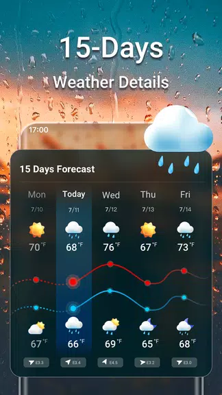 Schermata Weather Forecast & Live Radar 2