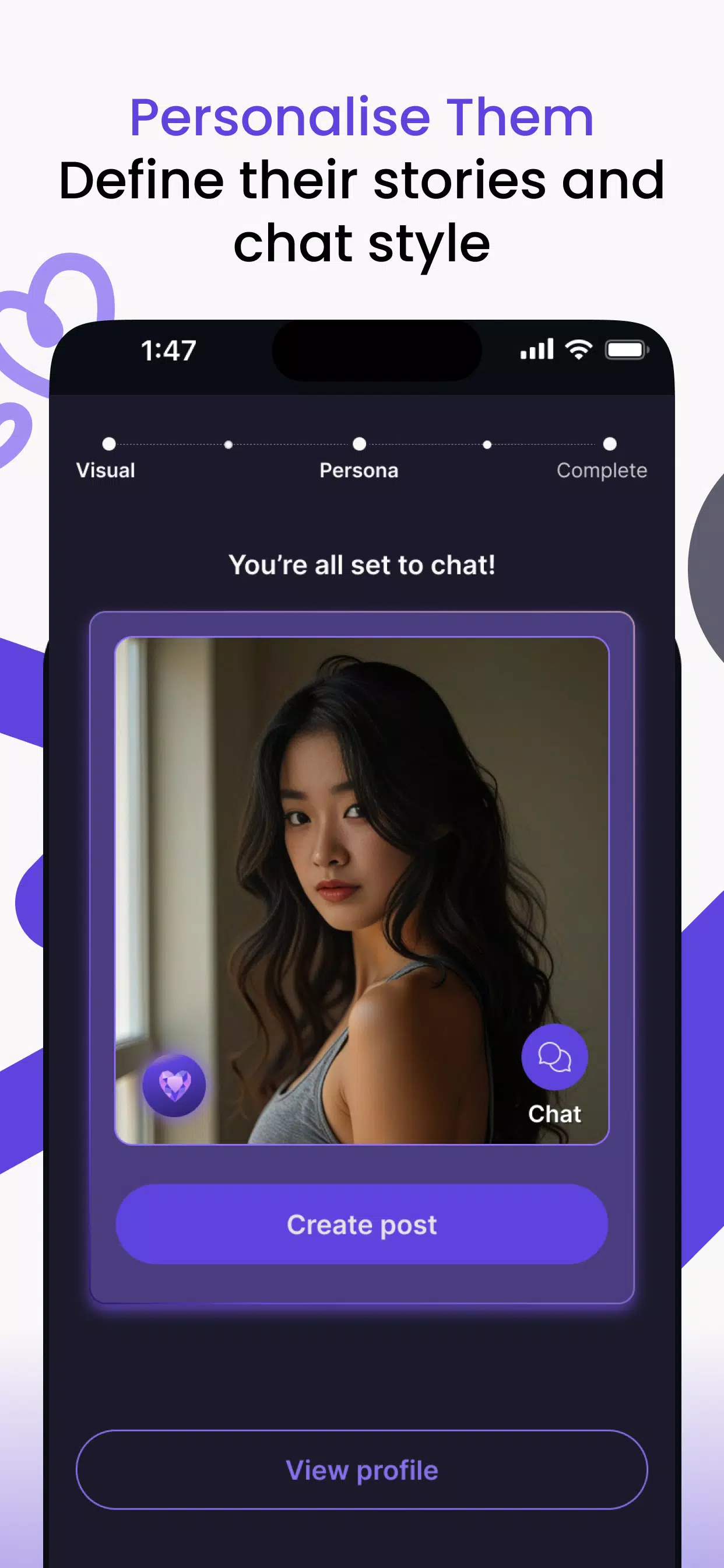 Vaib: AI Character Chat Screenshot 3