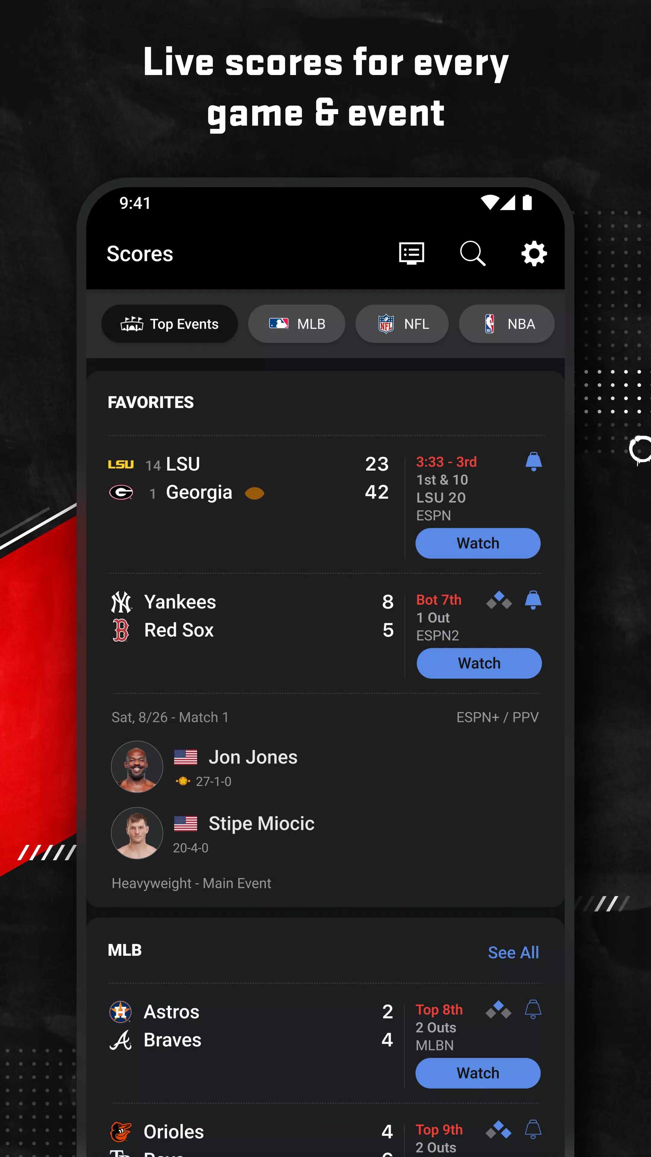 ESPN Скриншот 3