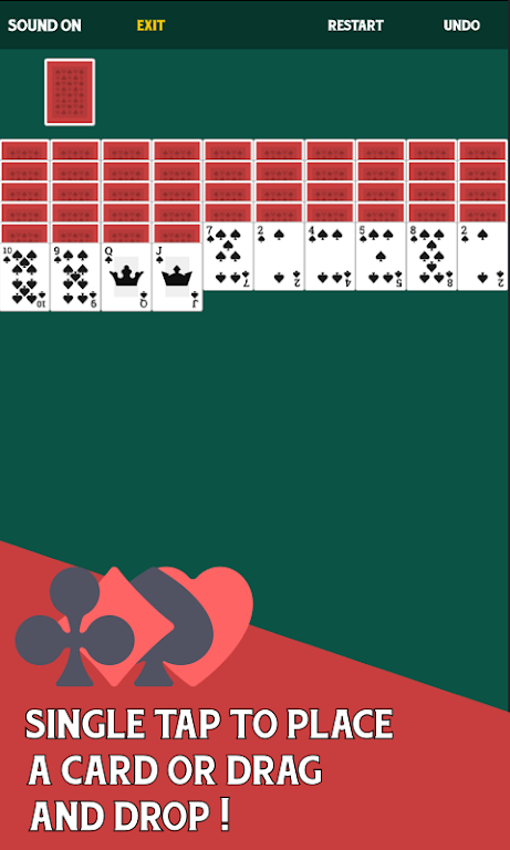 Spider Solitaire Free Card Game Скриншот 3