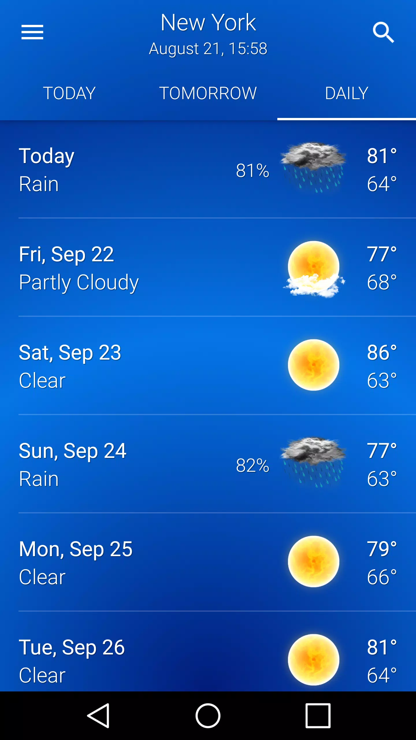 Weather: Clear Skies Capture d'écran 4