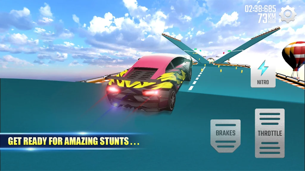 Mega Ramp Car: Super Car Game Screenshot 1