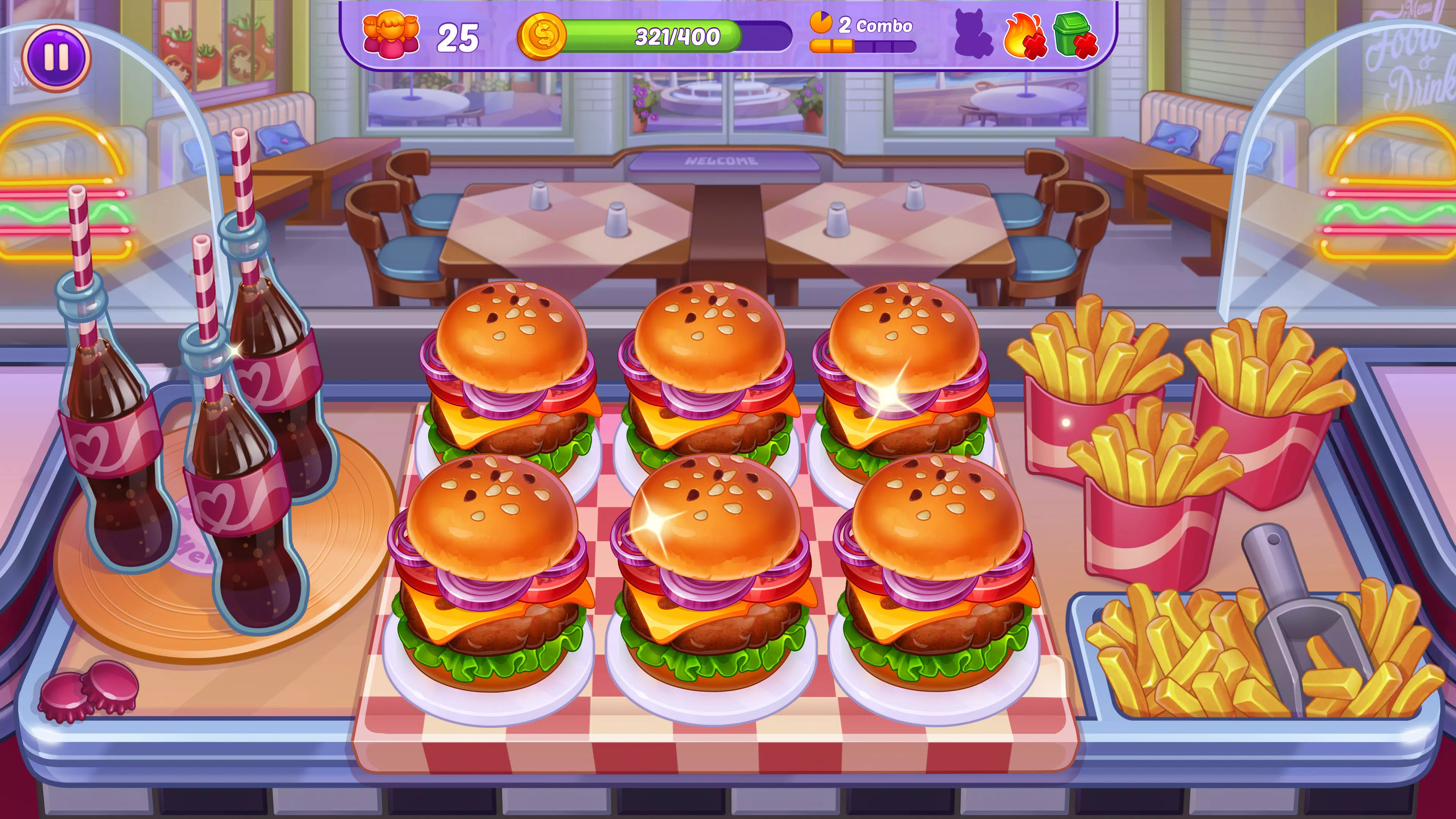 Cooking Crush: juego de cocina Captura de pantalla 1