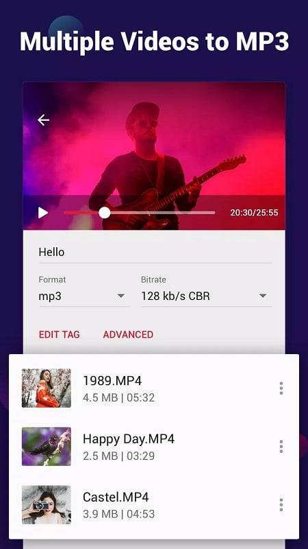 Video to MP3 – Video to Audio স্ক্রিনশট 2