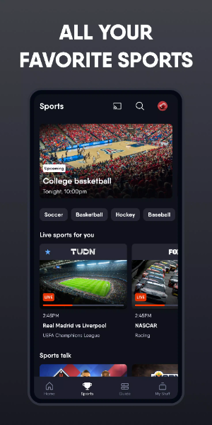 fuboTV Zrzut ekranu 2