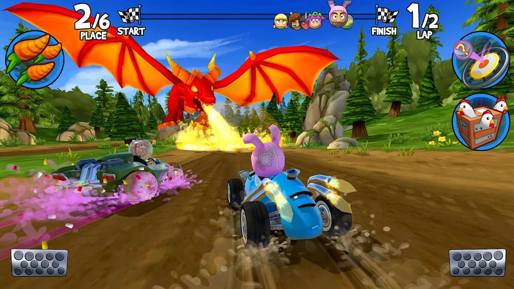 Beach Buggy Racing 2 Mod ဖန်သားပြင်ဓာတ်ပုံ 2