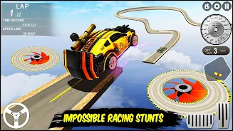 Impossible GT Racing Car Stunt Capture d'écran 1