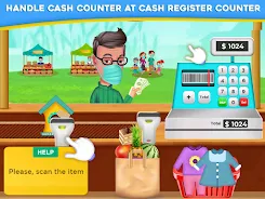 Grocery Shopping Cash Register स्क्रीनशॉट 3