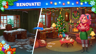 Schermata Merge Christmas: Home Design 2