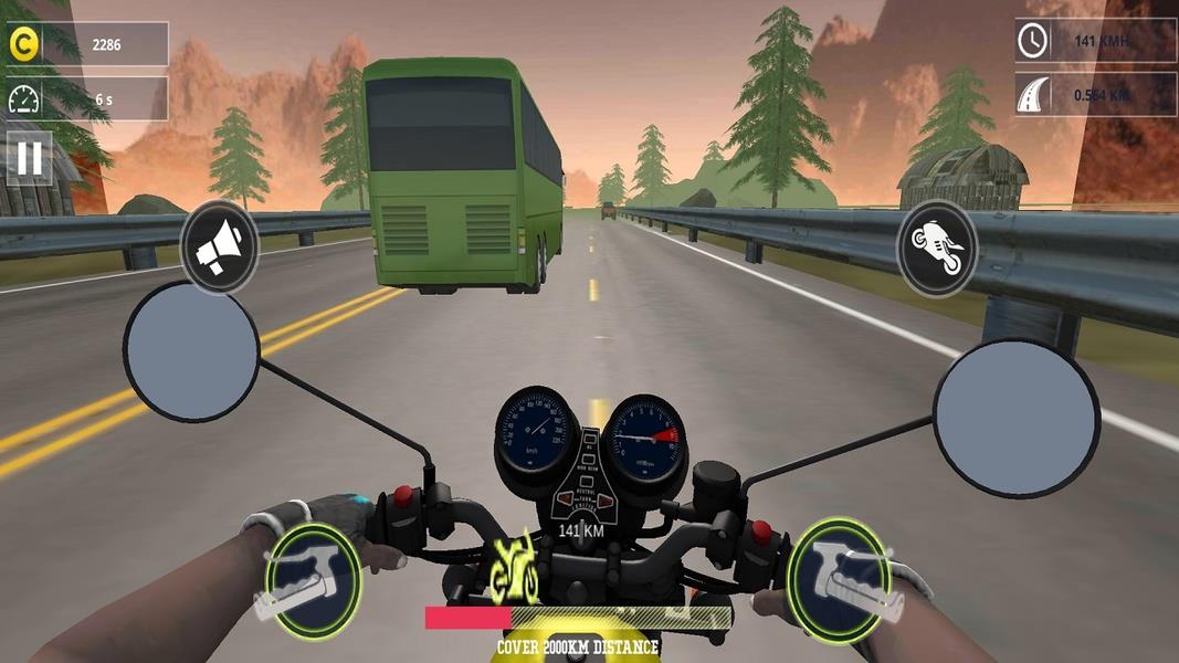 Highway Bike Racing Zrzut ekranu 3