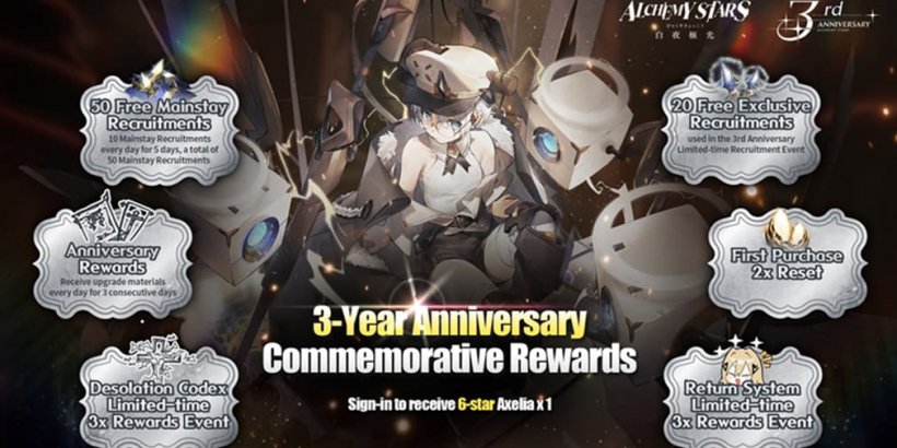 Alchemy Stars' Anniversary Extravaganza- Devoted Gamers များအတွက် ဆုလာဘ်များ