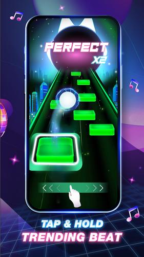Tiles Hop Fire: EDM Piano Mix 스크린샷 3
