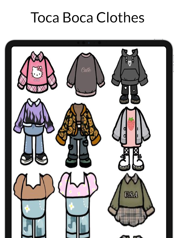 Toca Boca Clothes Ideas ภาพหน้าจอ 3