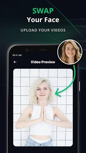 DeepFaker: Face Swap AI Video Captura de pantalla 1