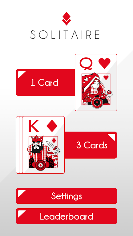 Solitaire - Klondike Redstone ภาพหน้าจอ 1