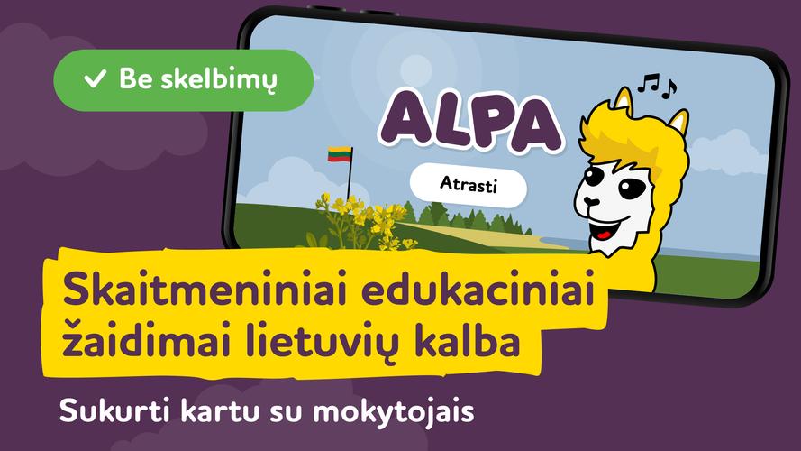 Edukaciniai žaidimai ALPA Captura de pantalla 1