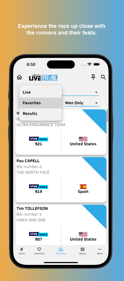 LiveTrail Ekran Görüntüsü 1