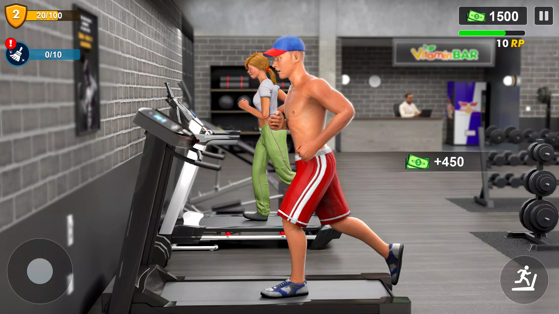 Workout Gym Simulator Game 24 스크린샷 3