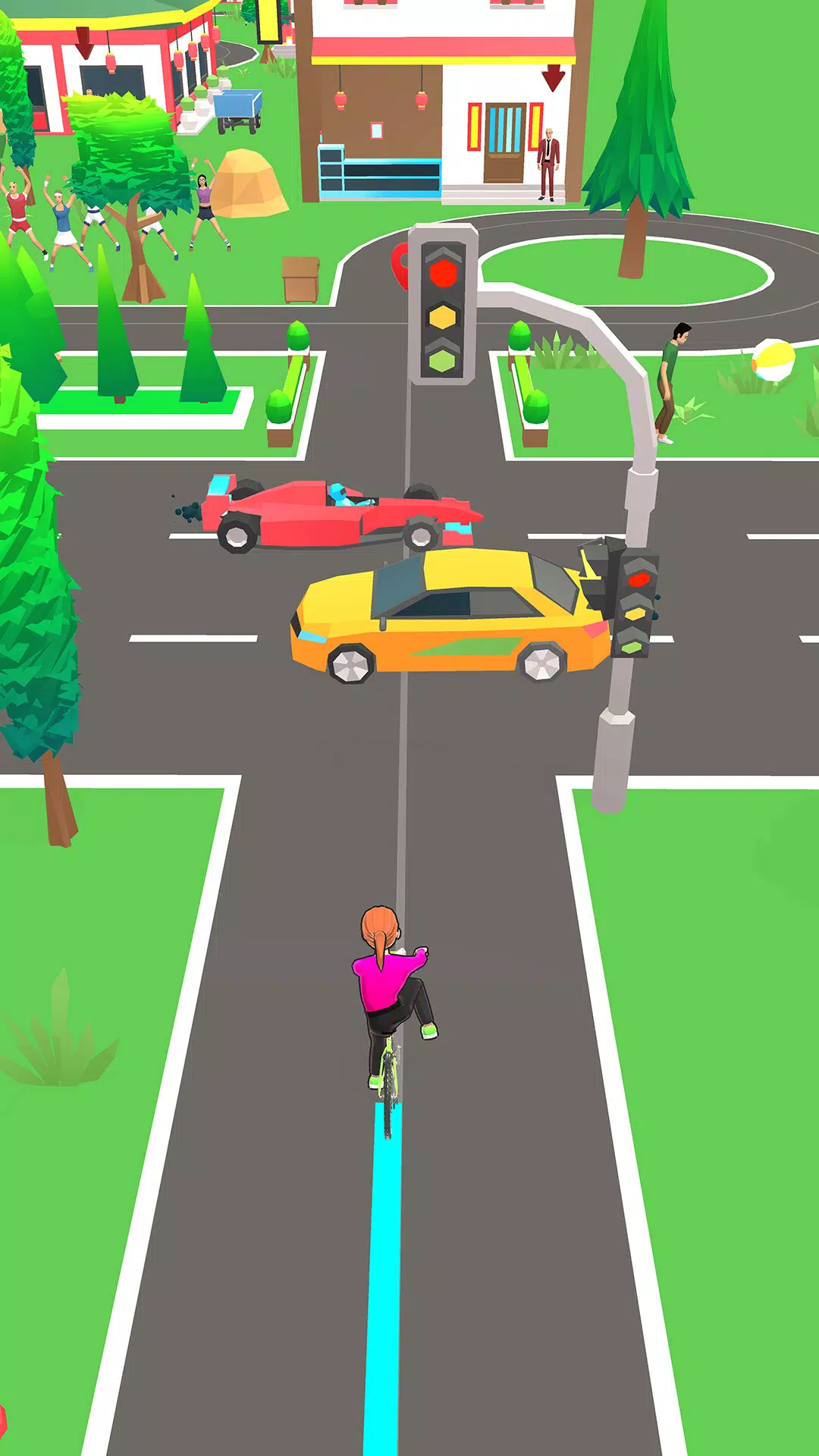 Paper Rider Delivery  Boy Game Screenshot 1