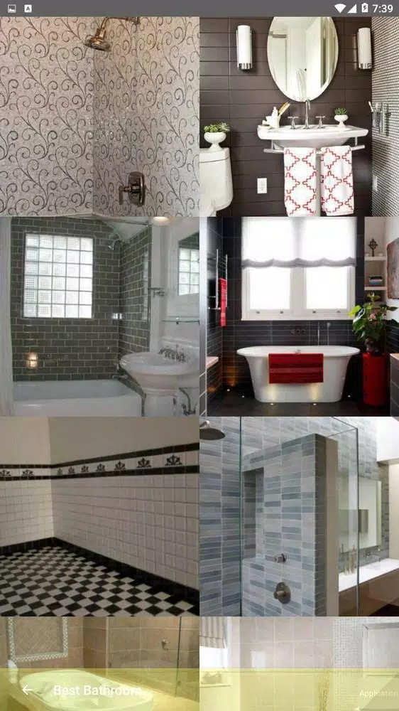 Best Bathroom Tile Designs ide 스크린샷 3