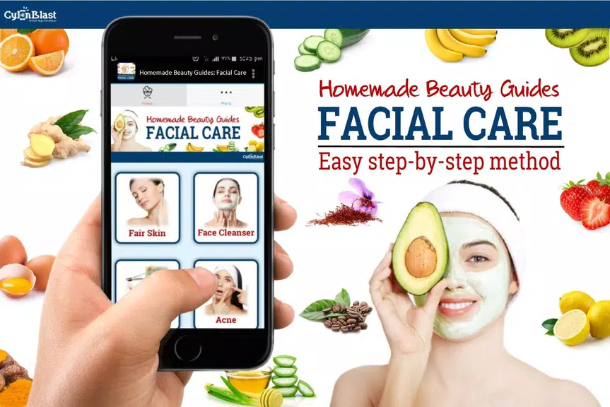 Homemade Beauty: Facial Care Ekran Görüntüsü 1