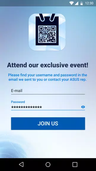 ASUS Invitation App Screenshot 1