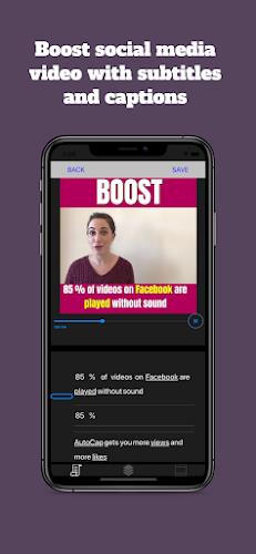 AutoCap: captions & subtitles Screenshot 1