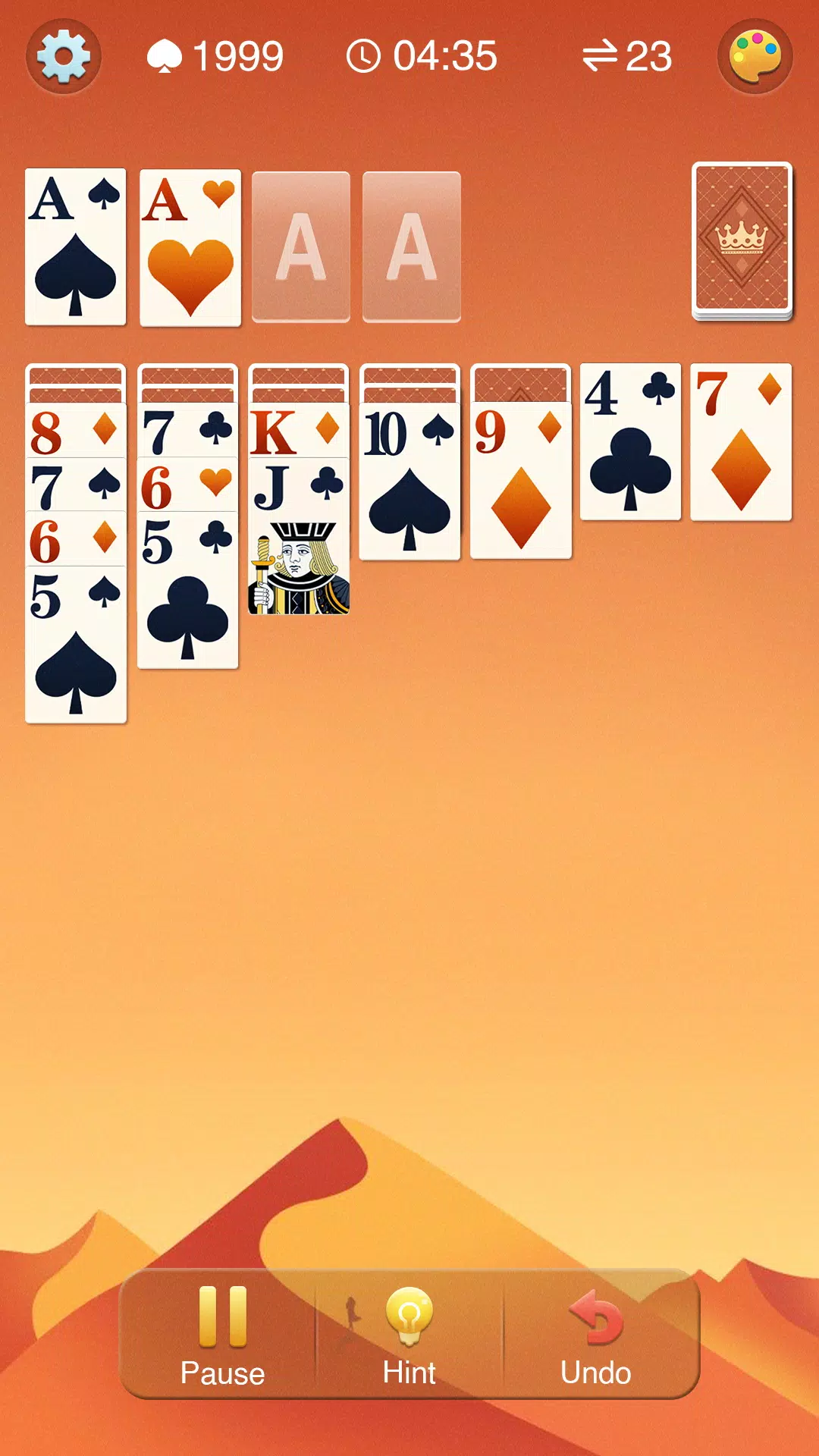 Solitaire Card Game ဖန်သားပြင်ဓာတ်ပုံ 3