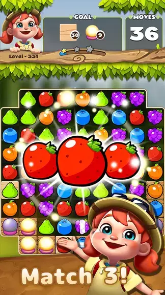 Fruits POP : Match 3 Puzzle Ekran Görüntüsü 2