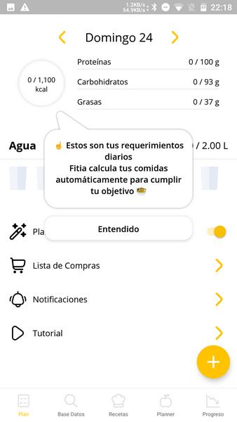 Fitia - Diet & Meal Planner स्क्रीनशॉट 1