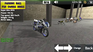 Motorbike 3D Drag Race Zrzut ekranu 1