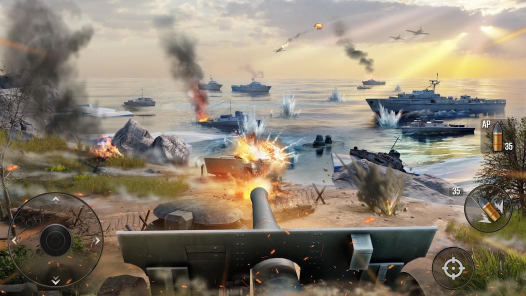 World of Artillery: Cannon War Mod Capture d'écran 2