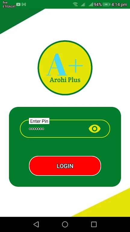 Schermata AROHI PLUS VPN 1