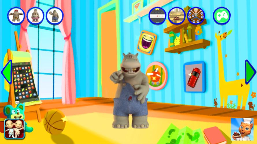 Talking Hippo Rock Screenshot 2