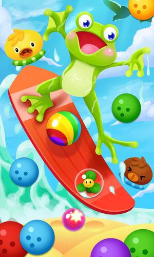 Frog pop bubble island Screenshot 1