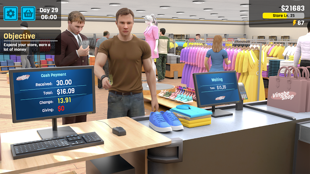 Clothing Store Simulator Mod应用截图第3张