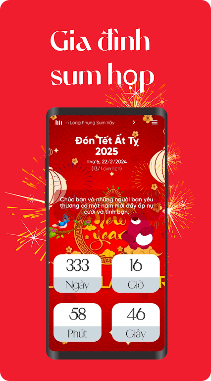 Vietnamese Tet 2025 Countdown Capture d'écran 2