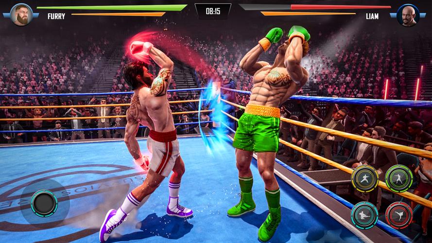 Real Kick Boxing Games 2023 スクリーンショット 1