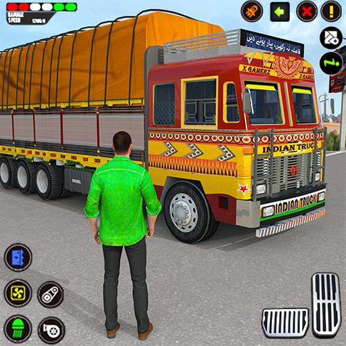 Indian Truck Drive Truck Games Ekran Görüntüsü 1