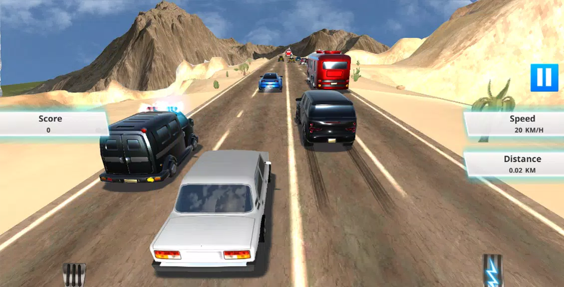 Traffic Rider : Car Race Game Capture d'écran 1