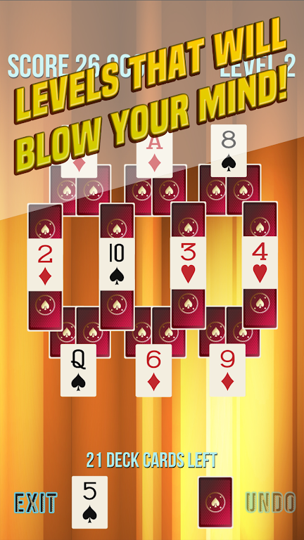 Pyramid Solitaire Supreme Screenshot 2