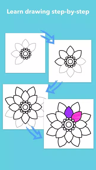 How To Draw Flowers Ảnh chụp màn hình 3