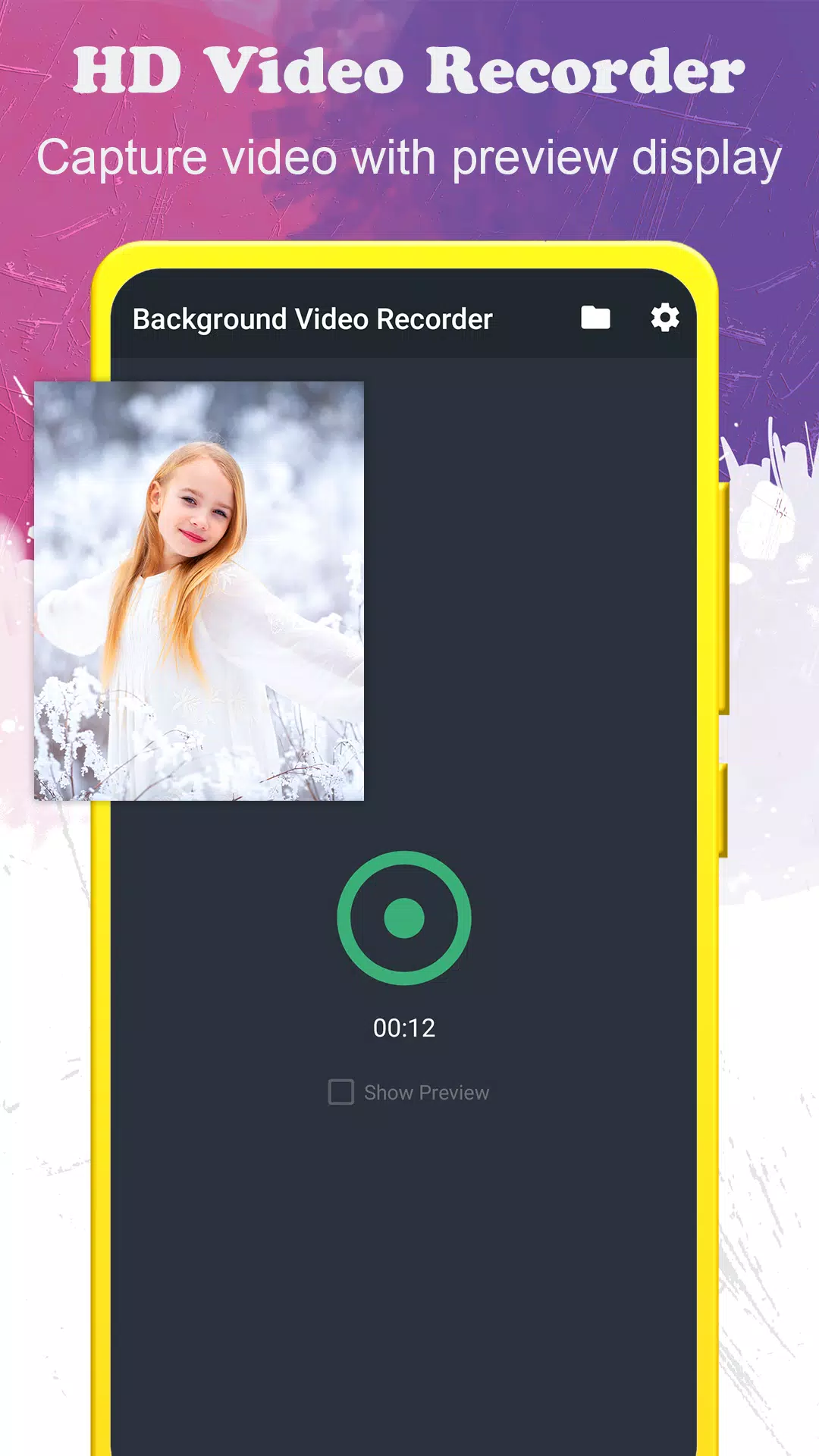 background video recorder Ekran Görüntüsü 2