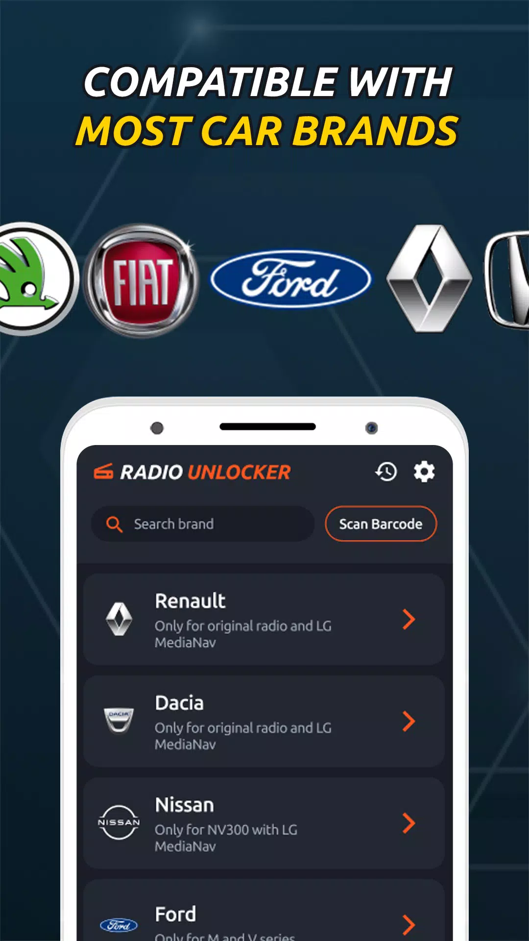 Radio Code Generator Unlocker应用截图第3张