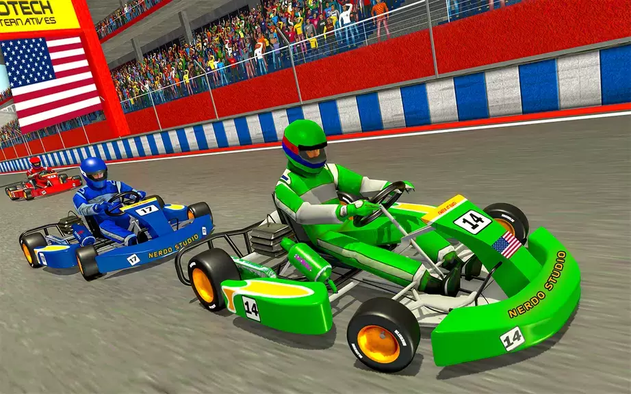 Go Kart Racing Games 3D Stunt Screenshot 1