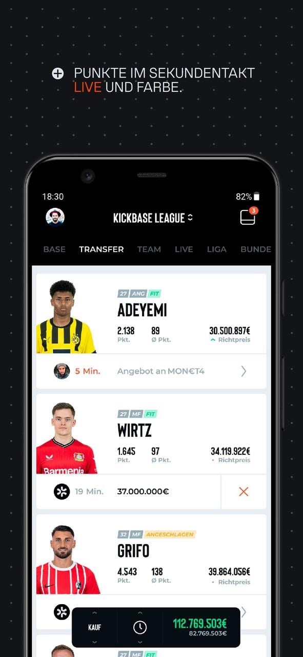 Kickbase Bundesliga Manager Schermafbeelding 4