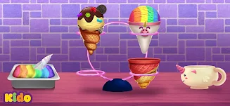 Ice Cream Making Game For Kids Скриншот 4